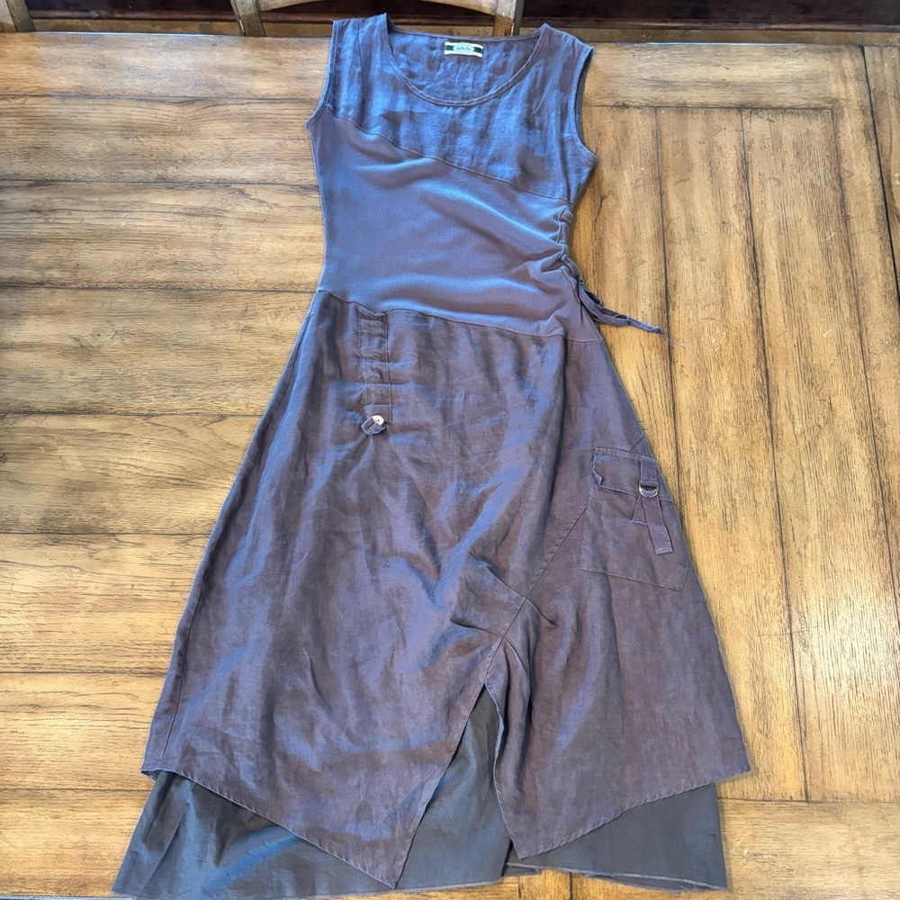 Matilda Jane Ekaterina Dress, Medium,Lagenlook Boho Gypsy Witchy Grunge Gorpcore - Picture 11 of 13